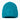 Teal Goldbergh Valerie beanie with smooth raised GD lettering