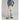 Men's light beige ORTOVOX Ravine Plus 3L ski pants with black accents and reinforced knees