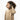 Girl wearing black leopard print Barts Browniez earmuffs with cream accents