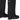 Lower leg detail of Mammut Eiger Free Advanced black ski pants with textured reinforcement panel