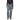Slate grey Mammut Stoney HS Thermo ski pants on model with elastic side panels and zippered pockets