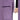 Purple Mammut ski pants side pocket detail showing vertical outer seam zipper and horizontal pocket
