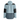 Men's ORTOVOX Ravine Free 3L ski jacket back view with color-block design