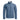 Blue reversible midlayer jacket front view with zipper