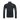 Back view of black Ortovox fleece jacket with embroidered logo