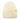 Barts cream beanie with folded cuff and side label detail