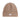 Beige The North Face Norm Beanie with white embroidered logo