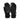 Black Reusch Tessa STORMBLOXX ski gloves with windproof waterproof leather palms