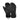 Reusch Marta R-TEX XT black ski gloves with houndstooth knuckle panel and adjustable wrist strap