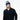Navy Barts Hintertux Beanie with white diamond zigzag pattern on model