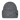 Dark gray heathered sequin beanie with black Barts logo tag