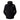 Black The North Face Descendit Jkt M hooded jacket back view white logo centered