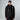 Black The North Face Descendit Jkt M open front revealing green inner layer yellow zipper