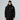 Black The North Face Descendit Jkt M men's hooded jacket with beanie front view