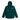 Deep green The North Face Descendit Jkt M hooded jacket front flat lay with pockets