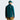 The North Face men's teal long sleeve quarter zip tee back view with high collar