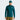 The North Face men's teal 1/4 zip performance top close up with white logo