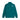 The North Face Crest Fullzip M teal pullover jacket back view with high collar and embroidered logo