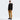 The North Face Glacier Fleece 1/4 Zip M in black on male model with tan cargo pants