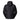 The North Face Classic Down Jkt M black back view showing padded hood stitching