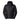 The North Face Classic Down Jkt M black front view on mannequin with hood