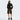 Woman styling The North Face Glacier Fleece 1/4 Zip W black for hiking outfit