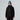 Woman wearing The North Face Descendit Jkt W black ski jacket with branded blue beanie