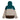 The North Face Chakal Jkt M teal beige brown back flat lay with yellow pull tab