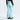 The North Face Lenado Pant W light blue women's ski pants back view flared legs with side vents and snaps