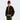 Model wearing brown The North Face Extreme Pile JKt W fleece jacket zipped over striped shirt with hands in pockets