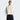 Cream cropped fleece-lined jacket with partial zipper, patch pockets, and high-pile texture on model