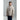 Beige Dot Out men's jacket side profile showing cuff logo and hood