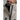 Beige technical jacket high collar close-up with blue zipper pull tab