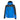 Blue and black Dot Out Flow men's jacket front with brand zipper tape