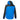 Blue and black Dot Out Flow men's jacket back view with striped cuffs