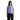 Women's light purple Arcteryx Kyanite fleece jacket showing right side vertical zippered pocket detail
