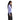 Women's light purple Arcteryx Kyanite fleece jacket left profile showing contour and material drape