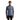 Front view of men's Arcteryx Rho LT quarter-zip top in blue-grey
