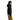 Black Arcteryx Atom Hoody W side view with fitted silhouette and raised hood