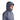 Dusty blue-gray Arcteryx Atom Hoody M close-up showing hood lining and drawstring detail