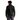 Back view of men's black Arcteryx jacket with collar branding