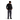 Men's black Arcteryx Atom jacket worn open over t-shirt