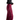 Maroon Arcteryx Sentinel women's ski pants diagonal zippered thigh pocket