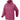 Magenta heathered Arcteryx fleece hoodie flat lay kangaroo pocket detail