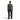 Back view of Arcteryx Rush bib ski pants showing X-shaped strap configuration on upper back