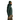 Arcteryx Macai men's dark green ski jacket side profile highlighting sleeve fit and hood shape