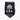 Black Goldbergh Mana Neckwarmer with white Japanese kanji and text graphics