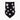 Black Goldbergh Anzu neckwarmer with white star print and brand tag