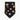 Flat lay of black Goldbergh neckwarmer with reflective gold stars