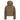 Back view of High Society Malia brown quilted ski jacket showing chevron pattern